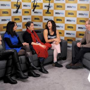 Illeana Douglas, Jill Soloway, Jessie Kahnweiler, Keith Simanton and Rebecca Odes at event of The IMDb Studio (2015)