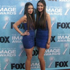 Shauna Baker & Shannon Baker at the NAACP Image Awards. Fox Television. Los Angeles, California.