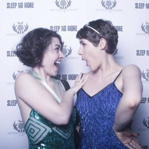 Caitlin Johnston and Loralee Tyson at event of Sleep No More 1,000: A Grand Hotel Party (2013)