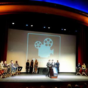 At the 19th Annual Playhouse West Film Festival with Scott Trost and Matthew Stevens accepting the 