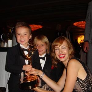 Holding Brittany Allens Daytime Emmy Award