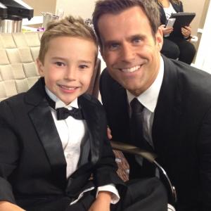 With Cameron Mathison at the Daytime Emmy Awards