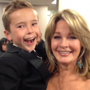 With Deidre Hall of Days of Our Lives at the Daytime Emmy Awards