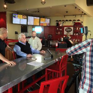 BTS of Fast Casual Nation  yes that is Don Shula