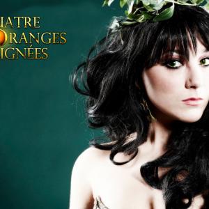 Angie Russo is the Princess Hedera Official promo poster  Quatre oranges alignes