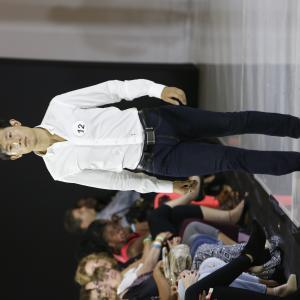 PLITZS Fashion Model of the Year Competition Blue Jean White Top Walk  Won Finalist and invited to walk during New York Fashion Week 2015 September