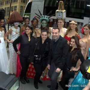 Couture Fashion Week - Bus Tour in New York City. Working with Lancome National Makeup Artist Tarek Abbass