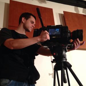 Cinematographer Rafael Miani working with the Blackmagic Ursa camera