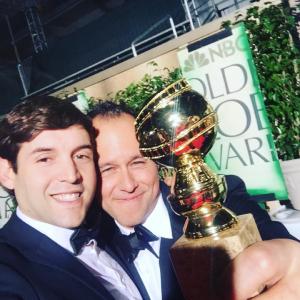 Golden Globes 2016 with Producer Jonas Rivera (Inside Out)