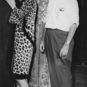 Barbra Streisand With director William Wyler c.1968
