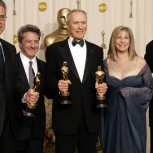 Clint Eastwood Dustin Hoffman Barbra Streisand Tom Rosenberg and Albert S Ruddy