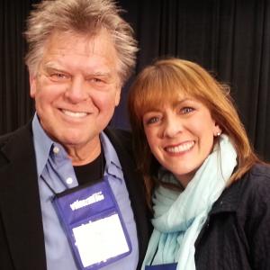 With VO audiobook/characters coach, Pat Fraley. At VO Atlanta, 2015.