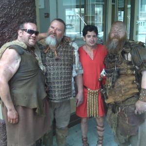 Filming Capital One commercial LA Vacation with the Visigoths