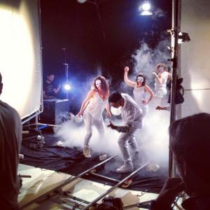 Set of DPrydes music video for Lifted
