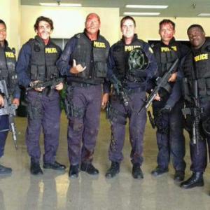 SWAT TEAM AND I FROM Hawaii Five-0.
