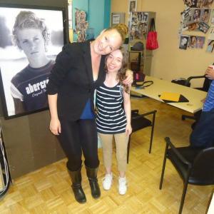 May 2015 meeting with MMGNY talent manager Jolie Bergeron