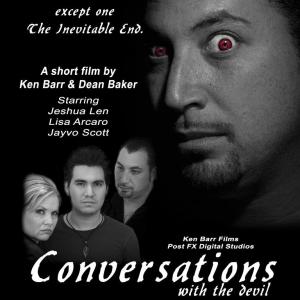 Movie Poster for my film Conversations with the Devil I play Lucifer