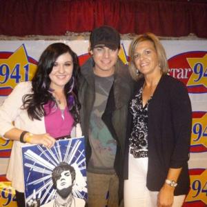 Radio promotion with Adam Lambert at Star 941 San Diego CA