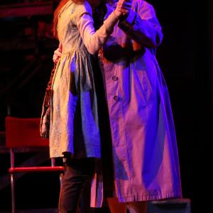 Emerson as Young Violet in Violet on Broadway with Annie Golden