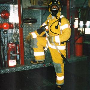 Jim Nieciecki. Firefighter, Engineer, EMT. Just a day at work.