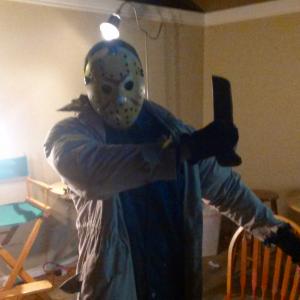 This is when I volunteered at Corbett's House Of Horrors and played the role of Jason Vorhees for 2014.