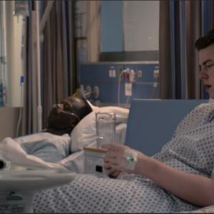 Max J Green as Stephen Holting in Holby City, Episode Title Return to innocence. Ep 42 S17 all time Episode 777