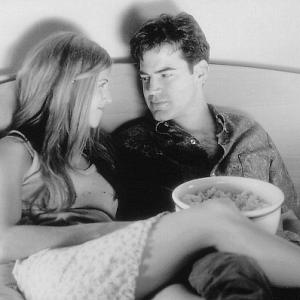 Still of Jennifer Aniston and Ron Livingston in Office Space 1999