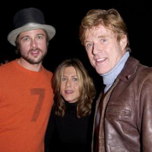 Brad Pitt, Jennifer Aniston and Robert Redford at event of The Good Girl (2002)