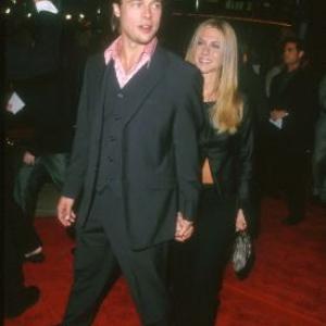 Brad Pitt and Jennifer Aniston at event of Kovos klubas (1999)