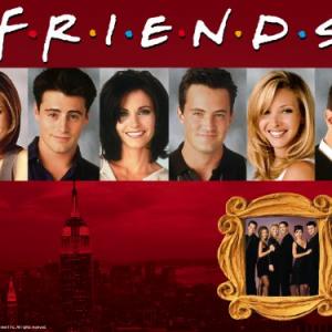 Jennifer Aniston, Courteney Cox, Lisa Kudrow, Matt LeBlanc, Matthew Perry and David Schwimmer in Draugai (1994)