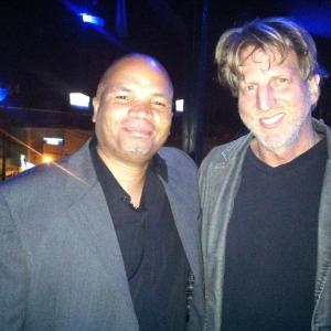 DT Robinson l with Star Manager Barry Katz at DTs Sons of Comedy Event