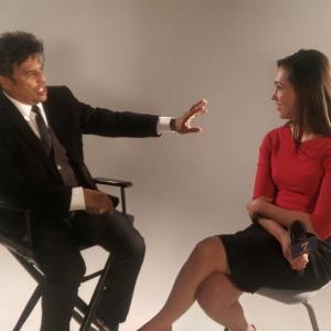 Interviewing Erik Estrada for Sangre Negra