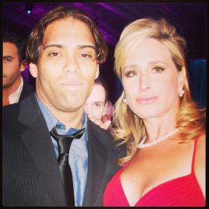 Sergio Michel with Sonja Tremont Morgan (Real Housewives on NY) at TV Land Awards