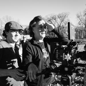 LR Laffrey Witbrod DP and Charles Dye WriterDir setting up a shot for Two Secrets