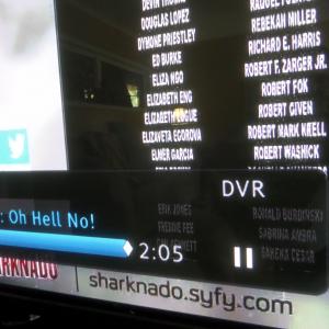 My name in credits for SHrknado