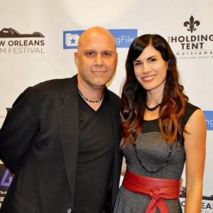 David Treadway and Rachel Whittle at Solomon Victory Theater Red Carpet