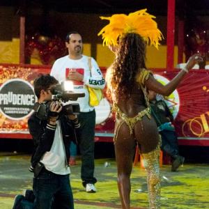 Thiago Da Costa shooting samba dancers for the Pro7 show Crazy Planet - Brazil.