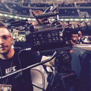 Thiago Da Costa shoots UFC 188 in Mexico City.