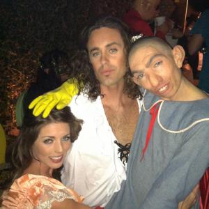 Benji Lanpher with Sarah Nelson and American Horror Story's Naomi Grossman.