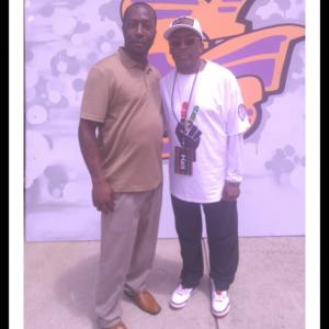 Jermaine Mctizic and Spike Lee block party...
