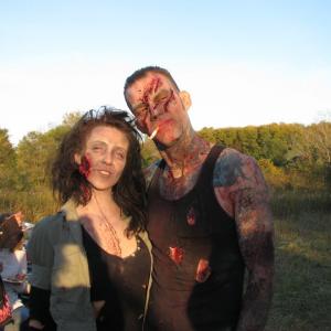On location for 'ZOMBIE APOCOLYPSE: REDEMPTION' with Dallas Winston. Directed by Ryan Hill. 2011