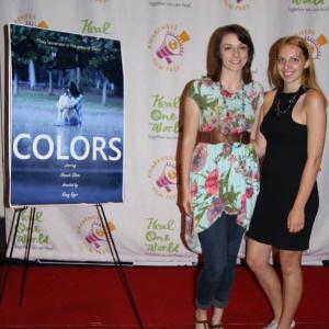 Razzy Dyer with Hannah Gibson at Awareness Film Festival Screening of COLORS
