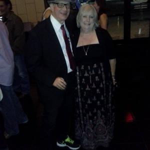 Gary Chason (my film acting teacher) and I at Premiere April 2015