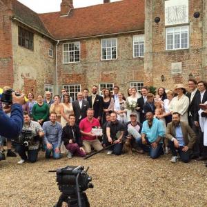 On the filming of The Wedding Scene  With Love From Suffolk 2016