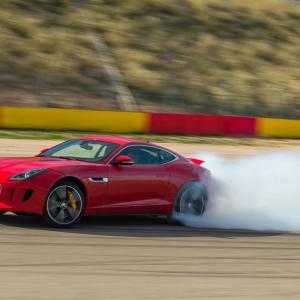 Drifting the Jaguar F-Type Coupe V8 R