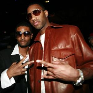 Chosen and Tracy McGrady during NBA Players Association Gala at Convention Center in Houston Texas United States