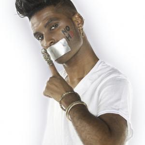 Chosen Wilkins supports NOH8 Campaign 2014