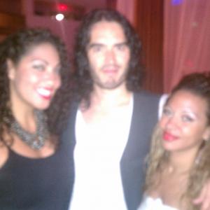 with Russell Brand in Miami