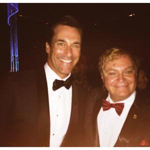 Pierre Patrick & Jon Hamm at The 67th EMMY AWARDS Governor's Ball after his win for Best Actor in a Drama.