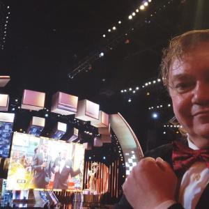 Pierre Patrick and The 67th EMMY AWARDS Stage.